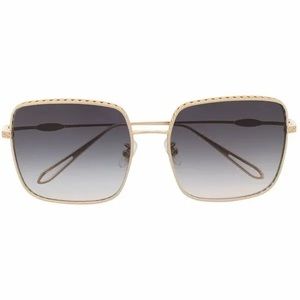 CHOPARD Square-Frame Sunglasses - Gold